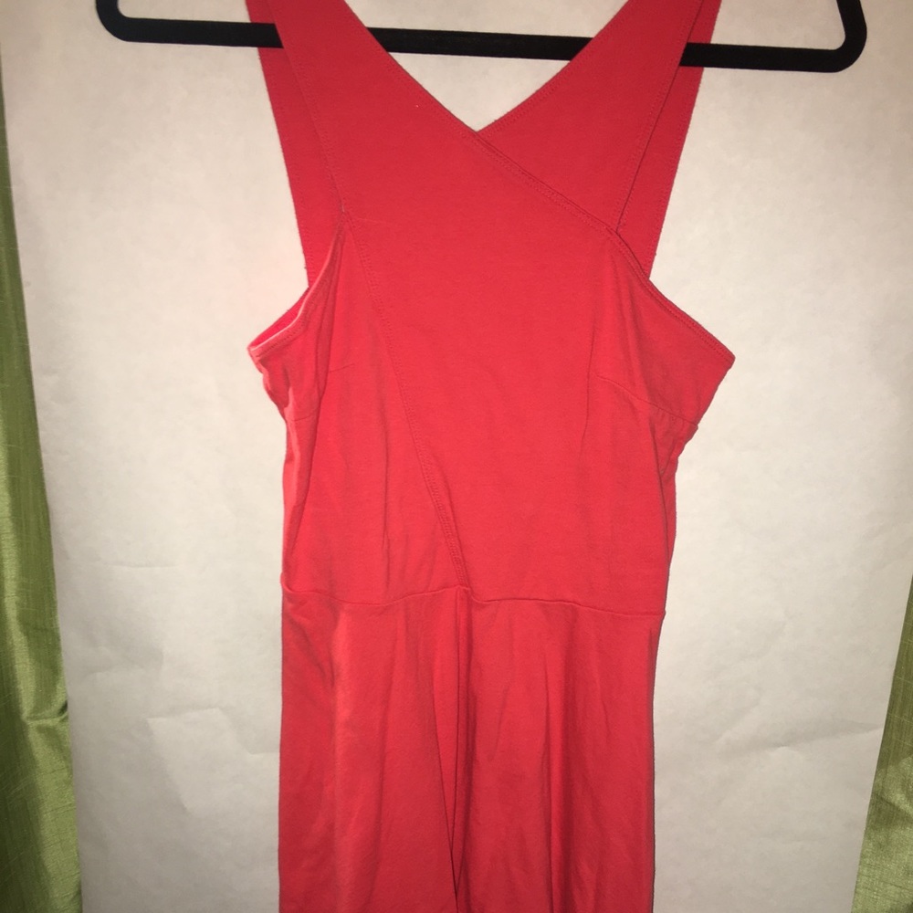 Crossfront skater dress